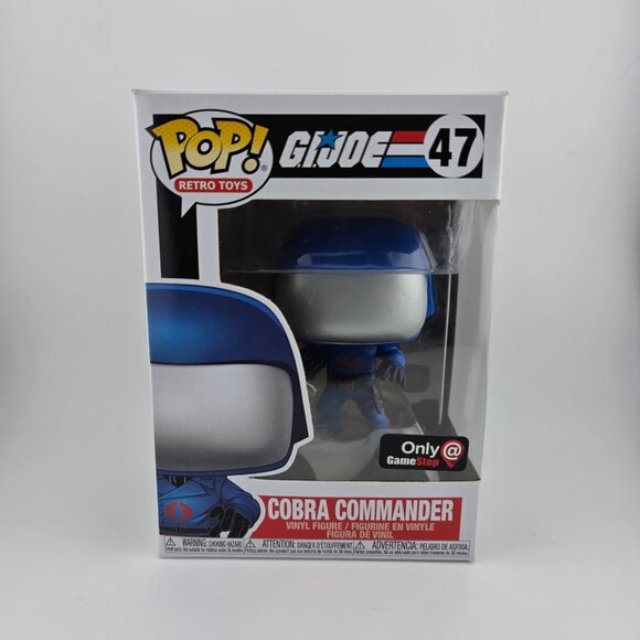 Funko Other - Funko Pop! Retro Toys GI Joe Cobra Commander #47 GameStop Exclusive Vinyl Figure